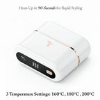 Talli Cordless Portable Hair Straightener Brush