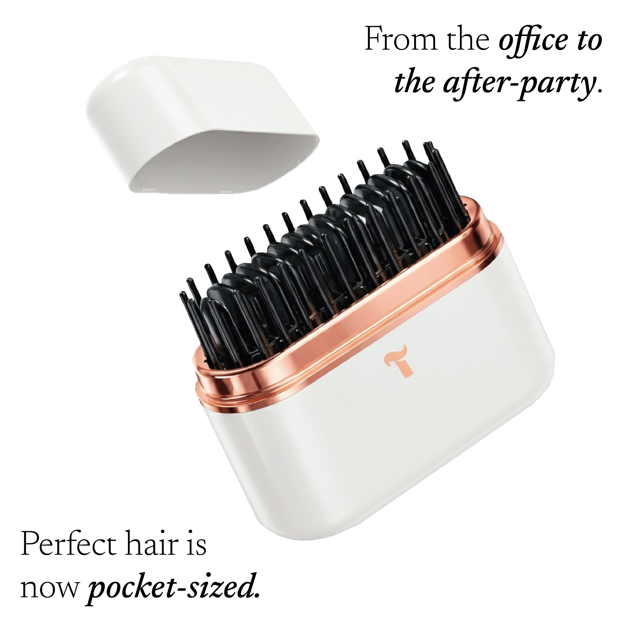 Talli Cordless Portable Hair Straightener Brush