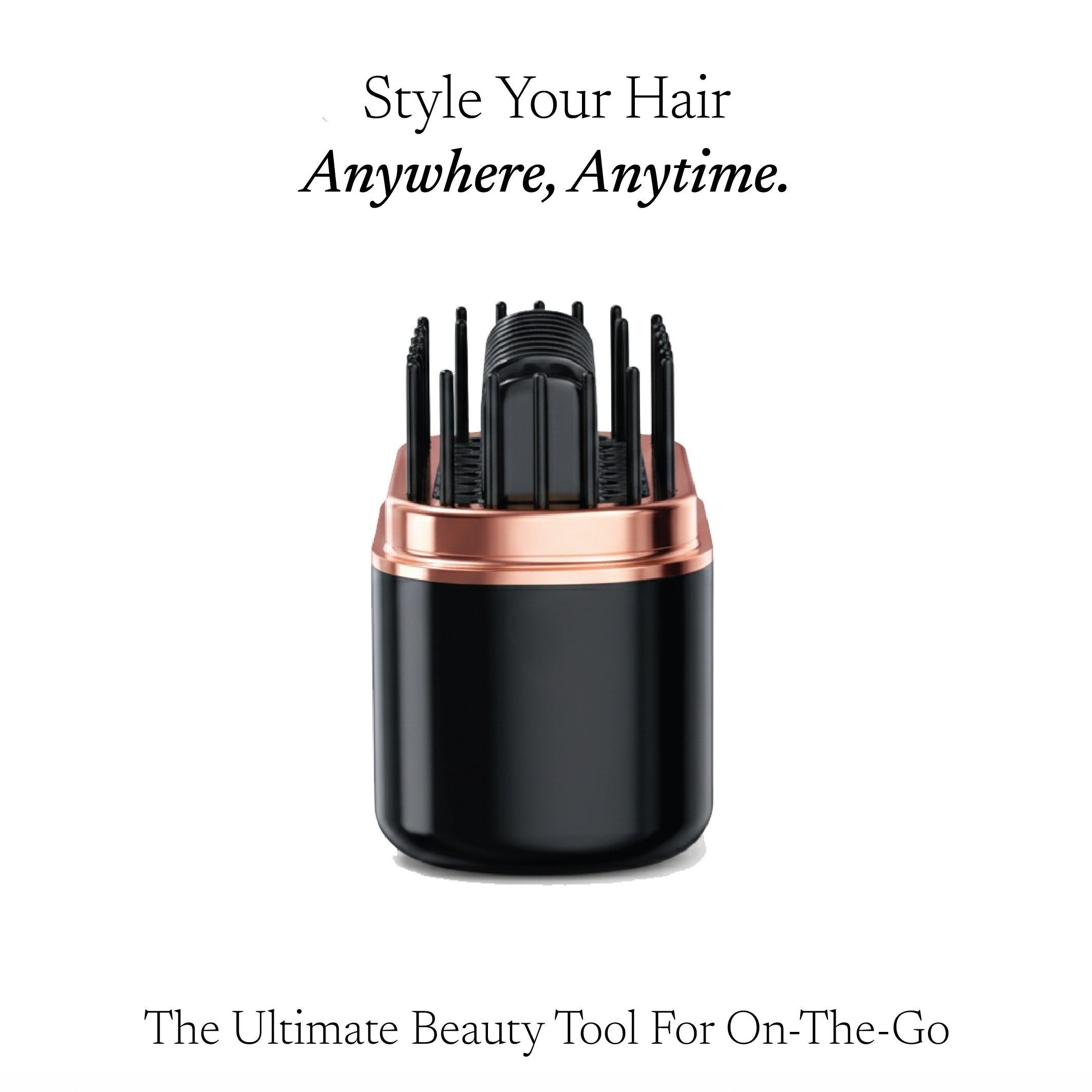 Talli Cordless Portable Hair Straightener Brush