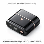 Talli Cordless Portable Hair Straightener Brush