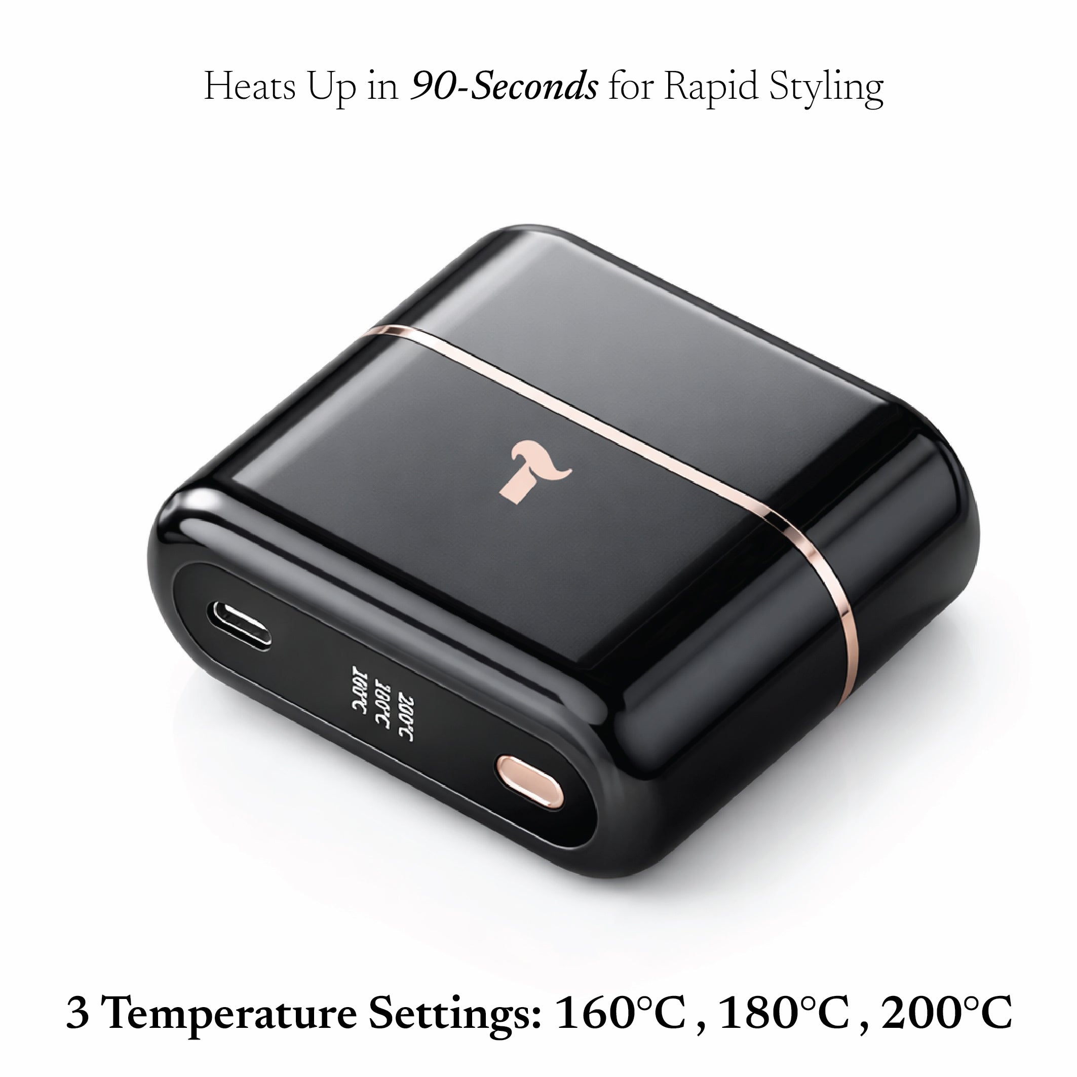 Talli Cordless Portable Hair Straightener Brush